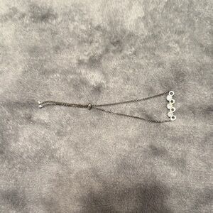 Silver Bracelet with Hexagonal Accents